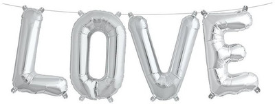 

Balloons Solid 13972 Airwalker(Silver, Pack of 1)