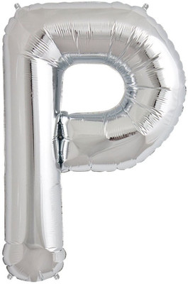 Balloons Solid 13918 Airwalker(Silver, Pack of 1)