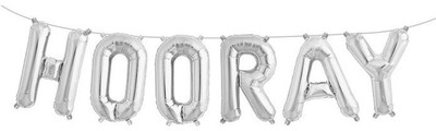 

Balloons Solid 13970 Airwalker(Silver, Pack of 1)