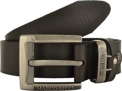 

MARCO RICCI Men Casual Black Genuine Leather Belt