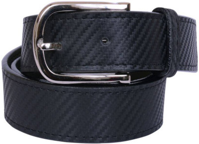 

Visach Men Black Texas Leatherite Belt