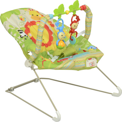 

BabyMate Jungle Friend Vibration Chair Bouncer Green Electric Bouncer(Green)