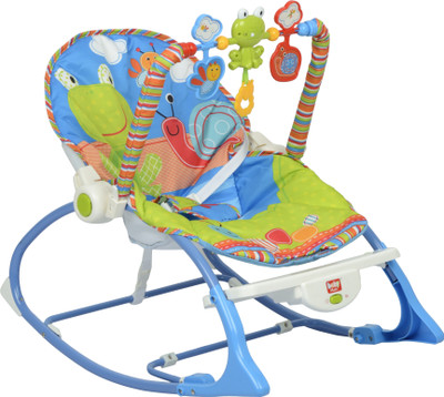 

BabyMate Jungle Friend Vibration Music Rocker blue Electric Bouncer(Blue)