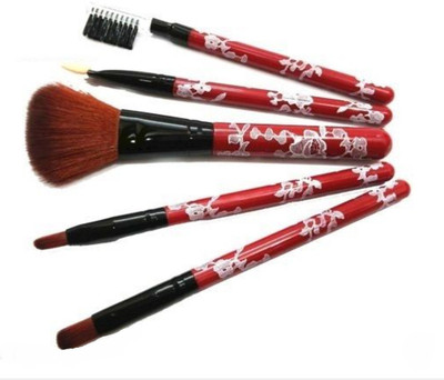 

ALAMOS Multi-Design Pattern Professional 5 Pcs Make Up Brush Set (Pack of 5)(Pack of 5)