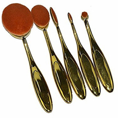 

NESA 5 Pcs Cosmetic Oval Toothbrush Blush Powder Foundation Beauty Eyeshadow Brushes Set(Pack of 5)