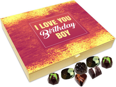 Chocholik Gift Box - I Love You Birthday Boy Chocolate Box - 20pc Truffles(240 g)
