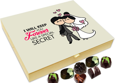 

Chocholik Gift Box - I Will Keep You Forever Chocolate Box - 20pc Truffles(240 g)