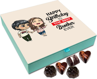 

Chocholik Gift Box - Happy Birthday To The Best Brother Ever Chocolate Box - 9pc Truffles(108 g)