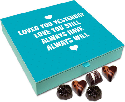 

Chocholik Gift Box - I Will Always Love You Chocolate Box - 9pc Truffles(108 g)