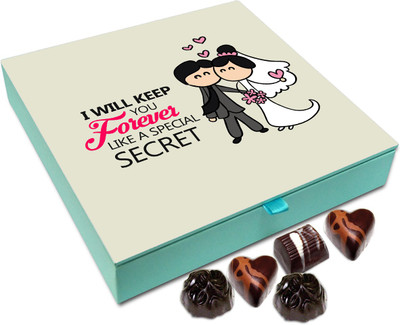 

Chocholik Gift Box - I Will Keep You Forever Chocolate Box - 9pc Truffles(108 g)