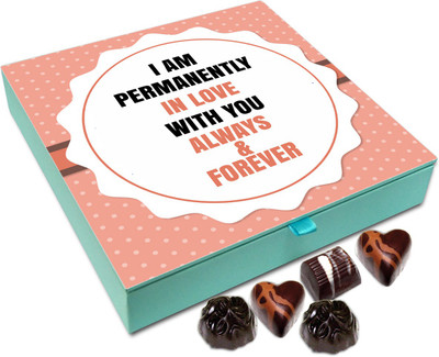 

Chocholik Gift Box - I Am Permanently In Love With You Chocolate Box - 9pc Truffles(108 g)