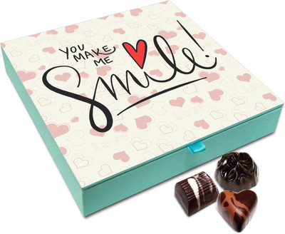 Chocholik Gift Box - You Make Me Smile Chocolate Box - 9pc Truffles(108 g)