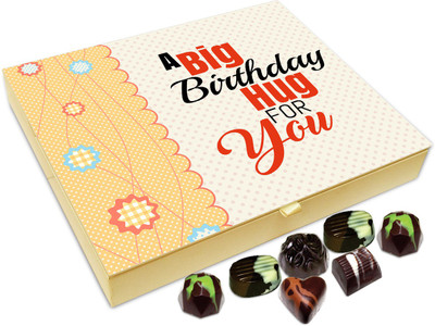 

Chocholik Gift Box - A Big Birthday Hug For You Chocolate Box - 20pc Truffles(240 g)
