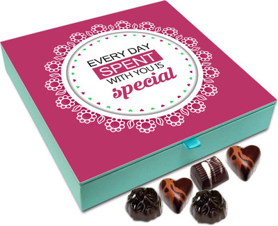

Chocholik Gift Box - Every Day Spent With You Special Chocolate Box - 9pc Truffles(108 g)