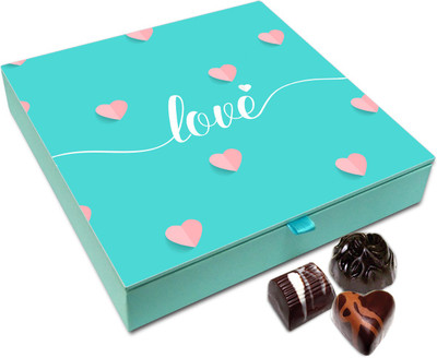 

Chocholik Gift Box - Love Is Everywhere Chocolate Box - 9pc Truffles(108 g)
