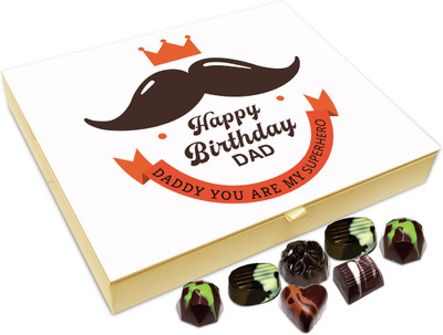 

Chocholik Gift Box - Happy Birthday Dad You Are MY Superhero Chocolate Box - 20pc Truffles(240 g)