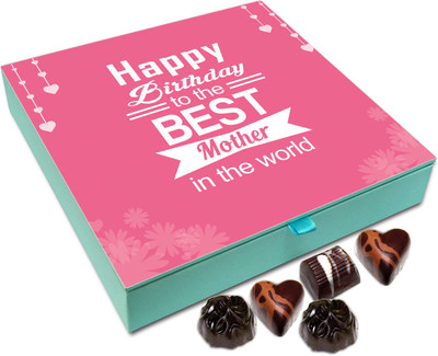 

Chocholik Gift Box - Happy Birthday To The Best Mother In The World Chocolate Box - 9pc Truffles(108 g)