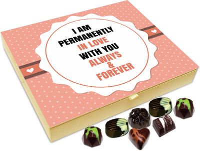 

Chocholik Gift Box - I Am Permanently In Love With You Chocolate Box - 20pc Truffles(240 g)