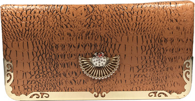 

Bizarre Vogue Party Tan Clutch