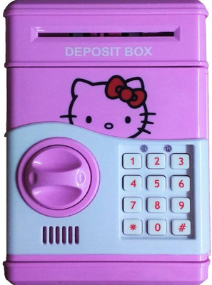 

MN OVERSEAS hello kitty money box for kids Coin Bank(Multicolor)