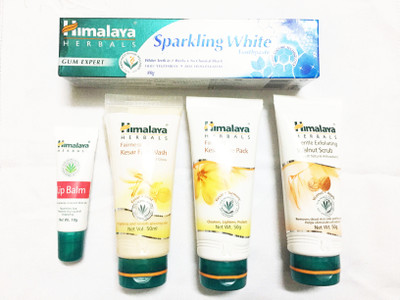 

Himalaya kesar face wash, face pack, scrub, lip balm, paste(Set of)