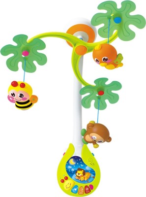 

Kiditos Musical Cot Mobile Bell with Multi Function Cute Bed Hanging for Newly Born Baby(Multicolor)