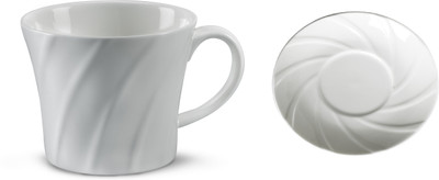 

TATA CERAMICS SWL 4024 Bone China(White, Pack of 12)