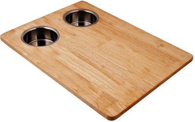

Wudore Chopping Board Wooden BPA Free Cutting Board Made From Natural Rubberwood With Storage Bowls Wood Cutting Board(Beige Pack of 1)