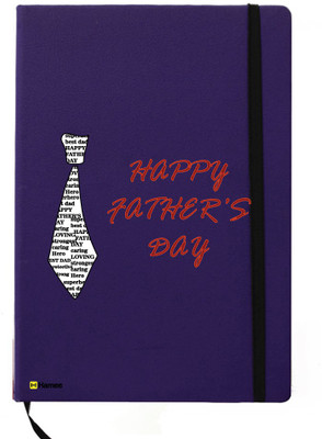 

Hamee A5 Notebook(Designer Printed Blue Leather A5 Notebook - 200 pages, A5 size Father's Day, Blue)