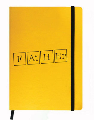 

Hamee A5 Notebook(Designer Printed Yellow Leather A5 Notebook - 200 pages, A5 size Father in block prints, Yellow)