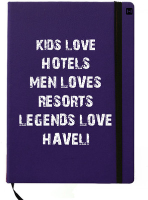 Hamee A5 Notebook(Designer Printed Blue Leather A5 Notebook - 200 pages, A5 size Legends, Blue)
