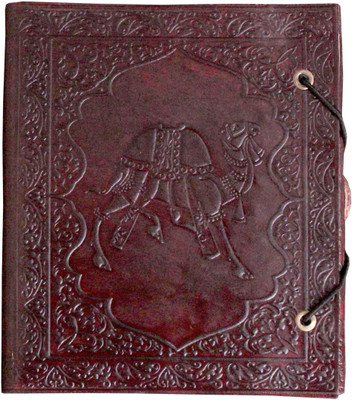 

Pranjals House A5 Diary(real leather diary, Brown)