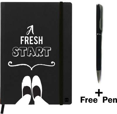 

Hamee A5 Notebook(Designer Printed Premium Leather A5 Notebook - 200 pages, A5 size, Multicolor)