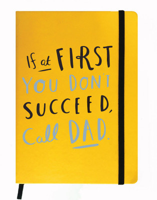 

Hamee A5 Notebook(Designer Printed Yellow Leather A5 Notebook - 200 pages, A5 size Call DAD, Yellow)