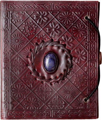 

Crafts A5 Diary(Embossed leather diary, Brown)