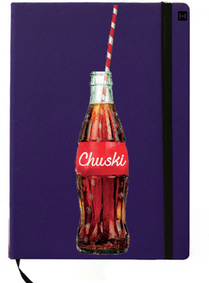 

Hamee A5 Notebook(Designer Printed Blue Leather A5 Notebook - 200 pages, A5 size Cola Chuski, Blue)