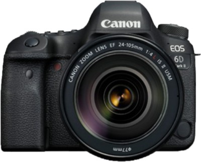 View Canon EOS 6D Mark II DSLR Camera EF24-105mm f/4L IS II USM(Black) Price Online(Canon)