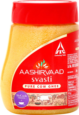 

Aashirvaad Svasti Pure Cow Ghee 200 ml(Plastic Bottle)