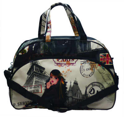 

VS Creation Hand-held Bag(Black, Beige), Beige;black