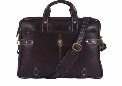 

G.Dan 15 inch Expandable Laptop Messenger Bag(Brown)