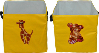 Creative Textiles 20 L Yellow Laundry Bag(Rexine)