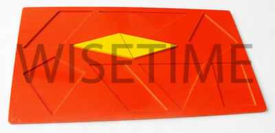 

Little Genius Shape magic with two triangle(Red, Yellow)