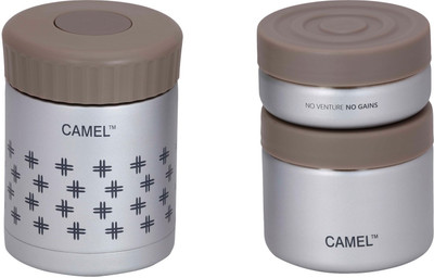 

Camel Stainless Steel Vacuum Food jar(box) Lunch Set CLH-108 3 Containers Lunch Box(1080 ml), Multicolor