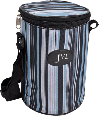 

JVL Hot Tiffin Carrier Three Container 3 Containers Lunch Box(1050 ml), Steel