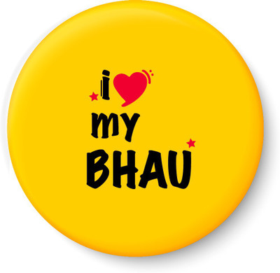 

Peacockride I Love My BHAU Fridge Magnet Fridge Magnet Pack of 1(Multicolor)