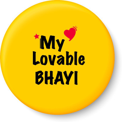 

Peacockride My Lovable BHAYI Fridge Magnet Fridge Magnet Pack of 1(Multicolor)