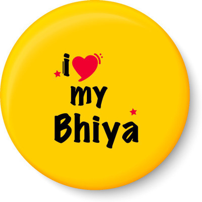 

Peacockride I Love My Bhiya Fridge Magnet Fridge Magnet Pack of 1(Multicolor)