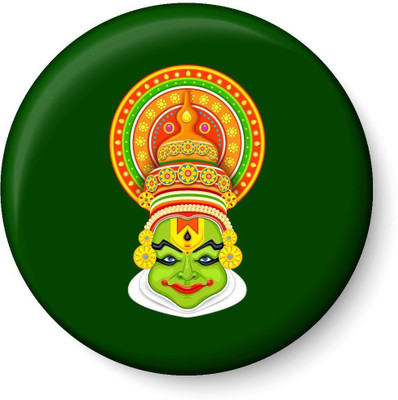 

Peacockride Kathakali Fridge Magnet Pack of 1(Multicolor)
