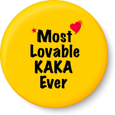 

Peacockride Most Lovable KAKA Ever Fridge Magnet Fridge Magnet Pack of 1(Multicolor)
