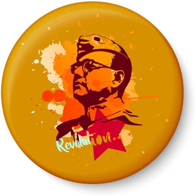 

Peacockride Netaji Fridge Magnet Fridge Magnet Pack of 1(Multicolor)